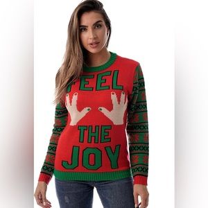 Women’s Feel The Joy Ugly Christmas Sweater